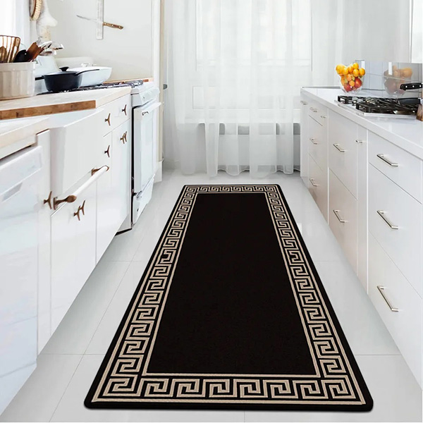 Anti Slip Water Absorbent Long Hallway Kitchen Carpet Rugs Machine Washable Door Mats