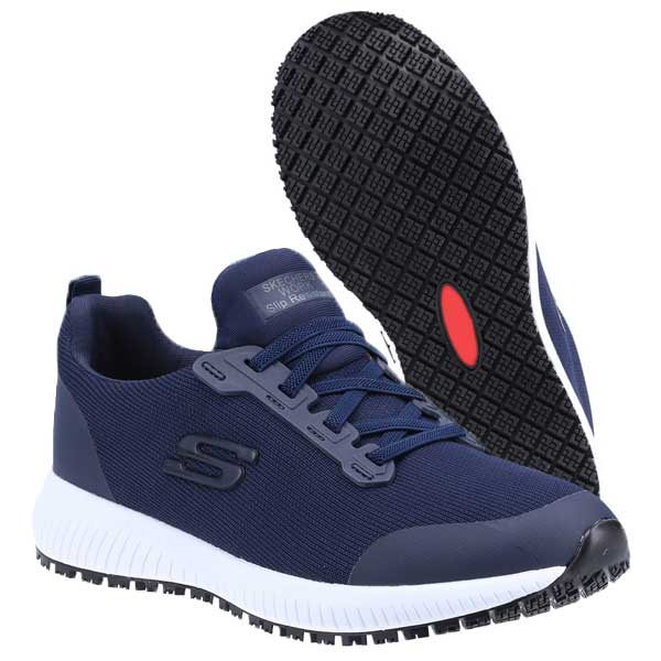 Non Slip Memory Foam Squad SR Work Skechers