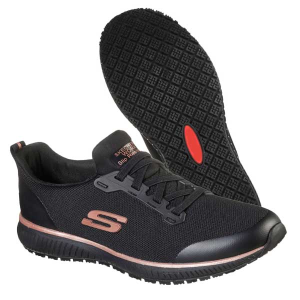 Non Slip Memory Foam Squad SR Work Skechers