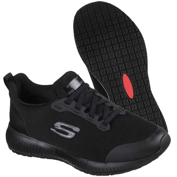 Non Slip Memory Foam Squad SR Work Skechers