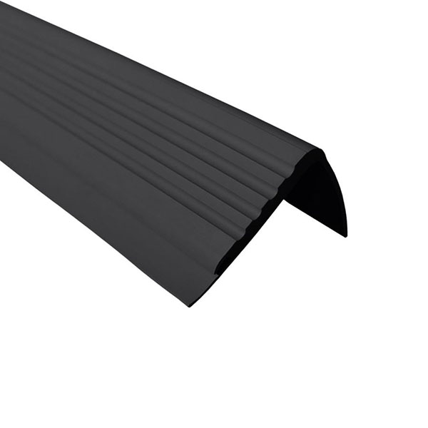 PVC Bullnose Stair Nosing Non Slip Rubber Angle Step Edge Trim