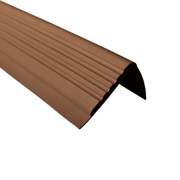 PVC Bullnose Stair Nosing Non Slip Rubber Angle Step Edge Trim