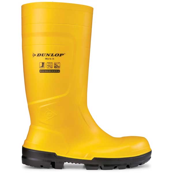 Non Slip Waterproof Work It Full Safety Wellington Shoes