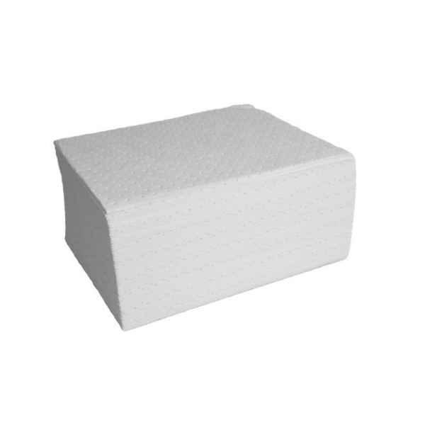 Light (0.5L) Oil Absorbent White Pad 