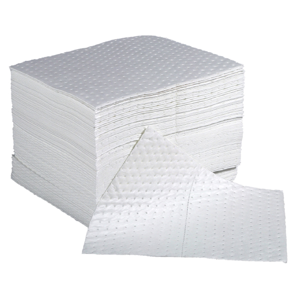 Medium (1.0L) Oil Absorbent White Pad 