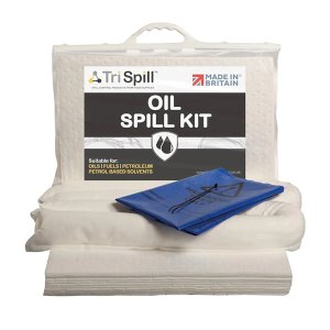 Oil Spill Kit Clip Top Bag Absorbing Oils Fuels and Solvents