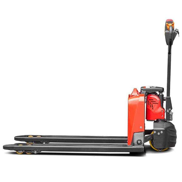 Orange/Black Fully Powered Electric Pallet Truck- Lithium-ion Battery