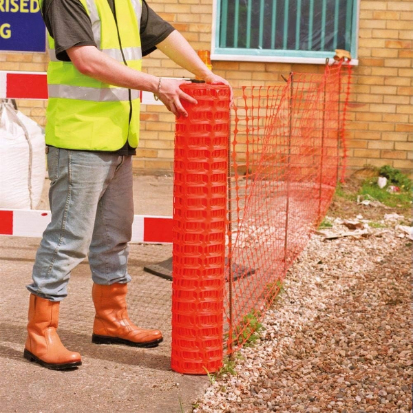 Orange Safety Barrier Heavy Duty Plastic Fence Mesh