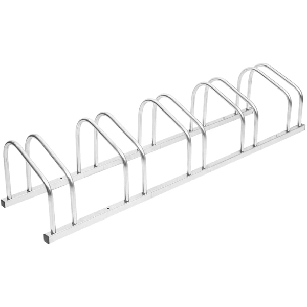 Outdoor Parking Garage Storage Silver Cycle & Bike Rack