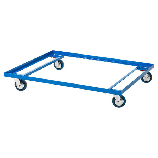 Heavy Duty Stacking Transport Pallet Dolly- Solid Rubber Wheels