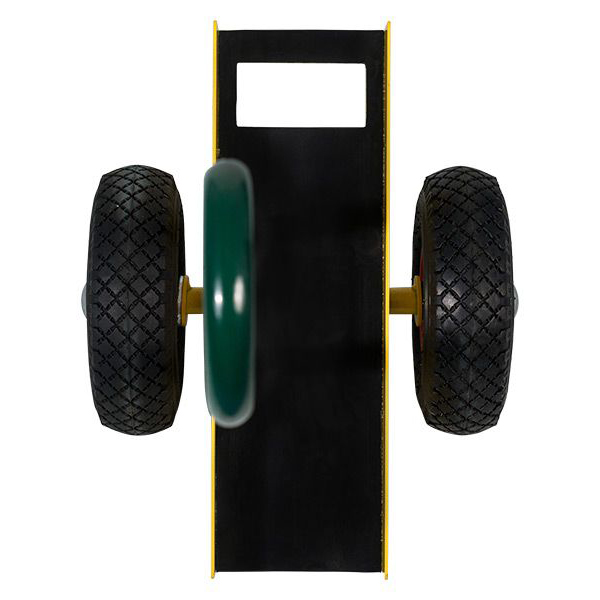 Non-Slip Rubber Liner Ergonomic Panel Dolly- Yellow 