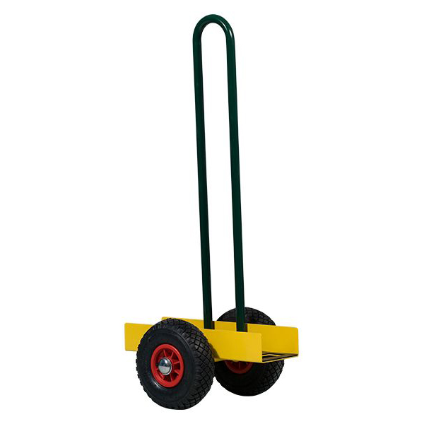 Non-Slip Rubber Liner Ergonomic Panel Dolly- Yellow 