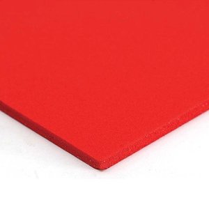 PE500 Plastic Sheet Red - 25mm Thick