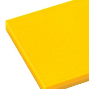 PE500 Plastic Sheet Yellow - 10mm Thick