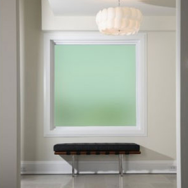 Plain Green Frosted Window Film