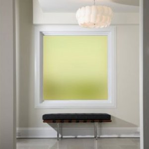 Plain Yellow Frosted Window Film