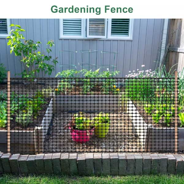 Plastic Barrier Mesh Temporary Fence Safety Gardening Pest Protection