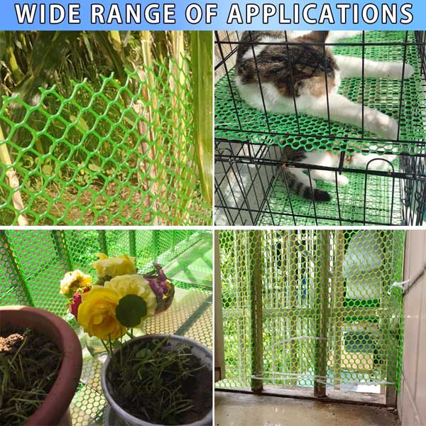 Plastic Mesh Fence Poultry Breeding Neeting for Home Décor & Gardening