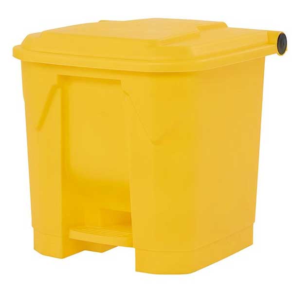 Plastic Pedal Bright Yellow Bin