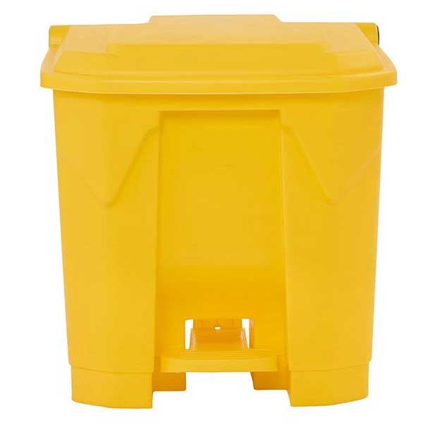 Plastic Pedal Bright Yellow Bin