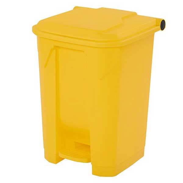 Plastic Pedal Bright Yellow Bin