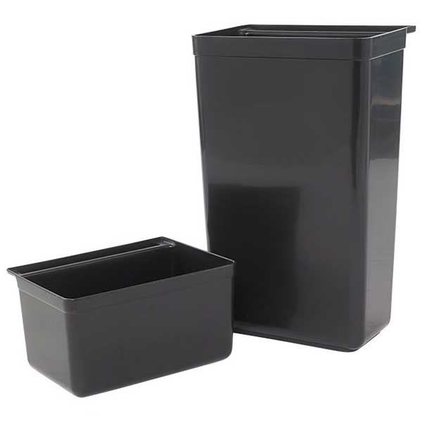 Polypropylene Catering Trolley with Black Bins