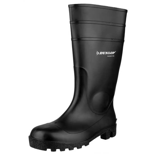 Protomaster 142PP Black Safety Midsole Wellington Boots