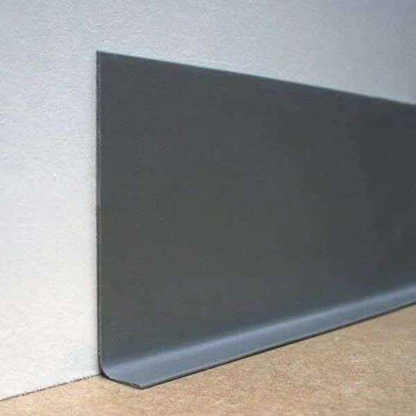 PVC Flexible Sit On Skirting Board PVC Angle 15m Long