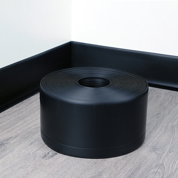 1.5mm Thick PVC Flexible Skirting Board for Walls 10m Roll