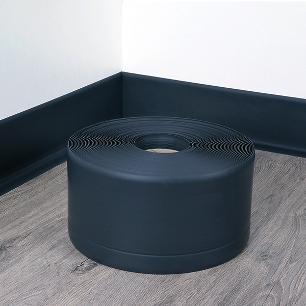 1.5mm Thick PVC Flexible Skirting Board for Walls 10m Roll