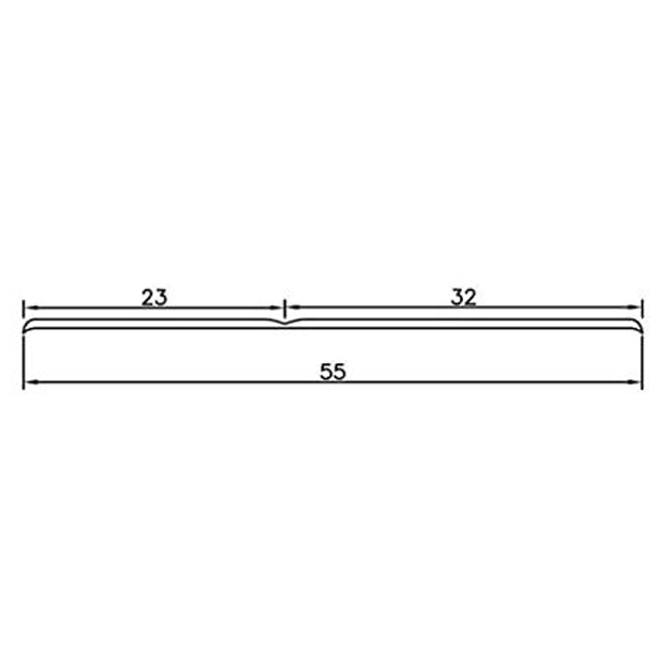 PVC Flexible Skirting Board Strip 5m Long Self Adhesive