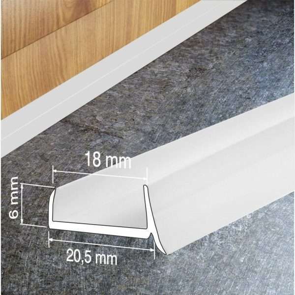 18mm Kitchen Plinth Sealing Strip PVC