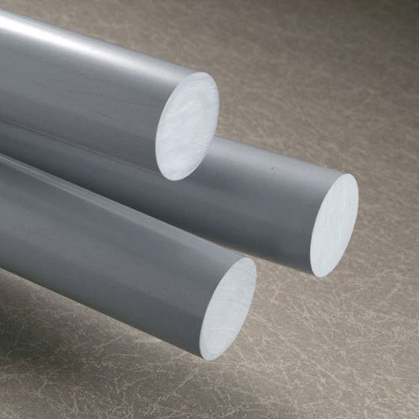 PVC Plastic Rod Grey 180mm Dia