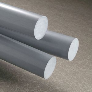 PVC Plastic Rod Grey 180mm Dia