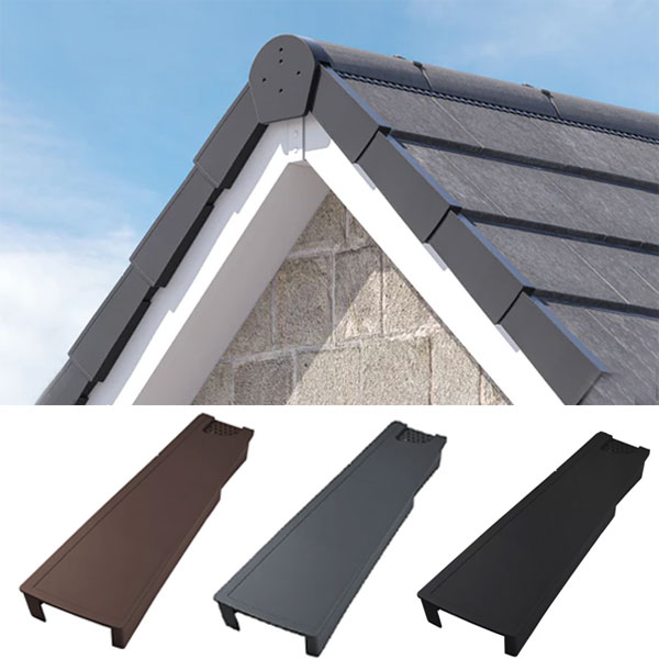 PVC U Round Dry Verge Roof Kit