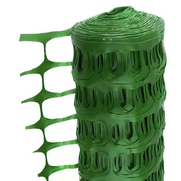 Reusable Green Safety Barrier Heavy Duty Plastic Mesh Fencing