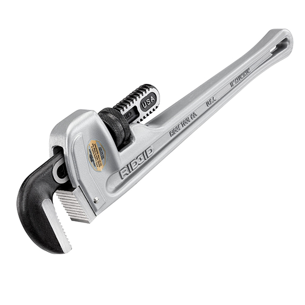 Ridgid Aluminium Straight Pipe Heavy-Duty Wrench 18 Inches