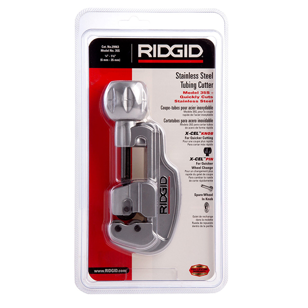 Ergonomic and Easy Adjustment Ridgid Stainless Steel Tubing Cutter