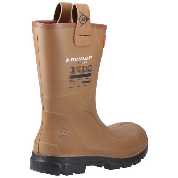 Rigpro Anti Slip Purofort Full Safety Midsole Boots