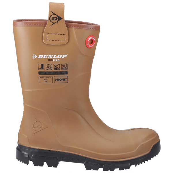 Rigpro Anti Slip Purofort Full Safety Midsole Boots