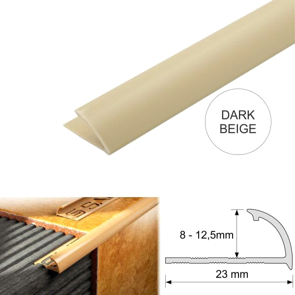 Round Edge PVC Tile Trims Quadrant Tile