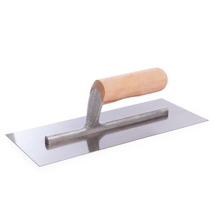 RST Carbon Steel Finishing Trowel With Wooden Handle with Invisible Rivets for Professional Finish