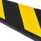 Black & Yellow chevron pattern Rubber Corner Guards - pack of 5