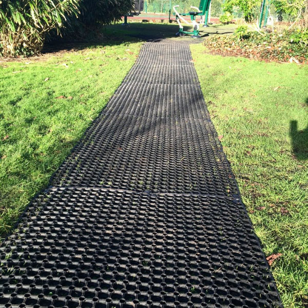 Rubber Grass Mats for Playgrounds and Outdoor Use