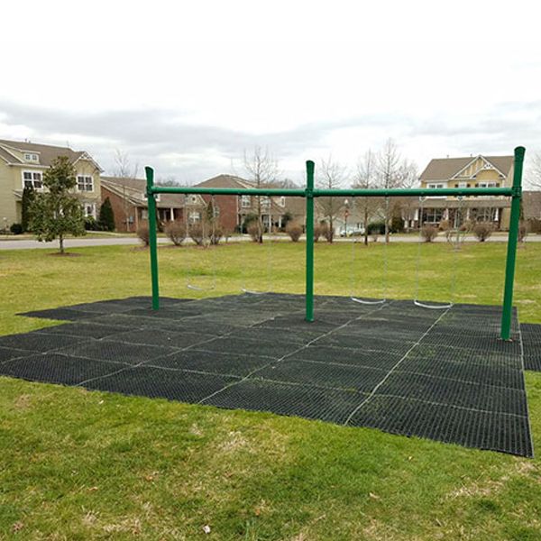 Rubber Grass Mats for Playgrounds and Outdoor Use