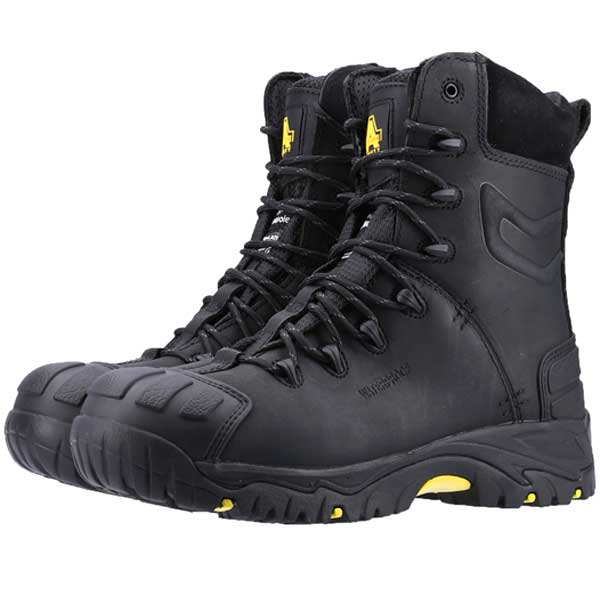 S3 Metal Free Zip Hard Wearing FS999 Waterproof Safety Hi-Leg Boot