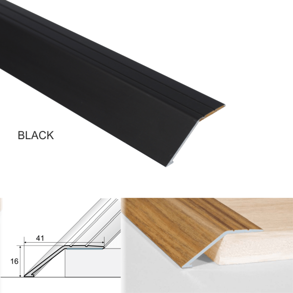 Screwfix Anodised Aluminium Door Threshold Ramp Profile