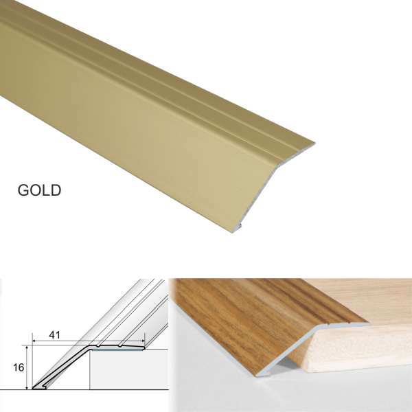 Screwfix Anodised Aluminium Door Threshold Ramp Profile