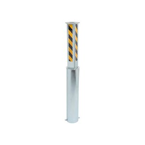 Black/Yellow Rust-Proof Zinc Plated Security Post