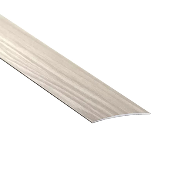 Self-Adhesive 2m Long Aluminium Wood Effect Door Edging Floor Trim Threshold